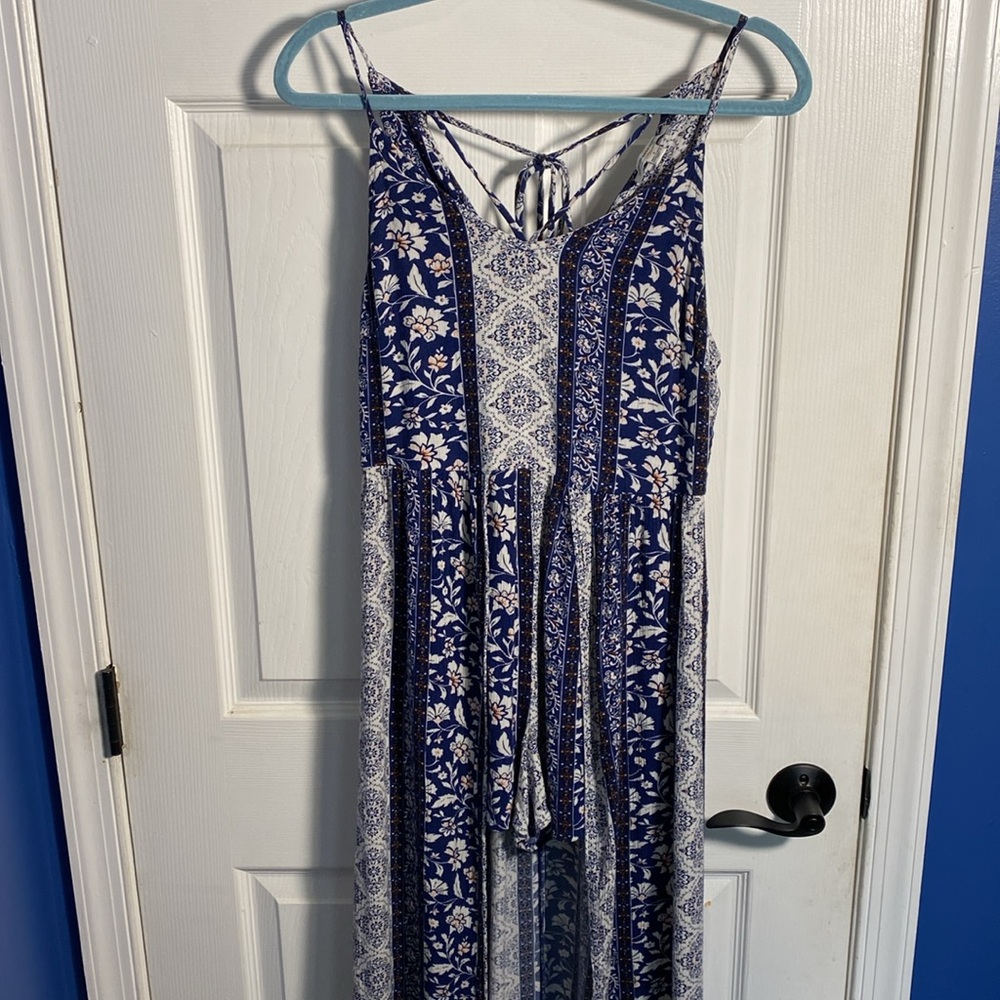American Eagle Outfitters Floral Maxi Romper Size 4